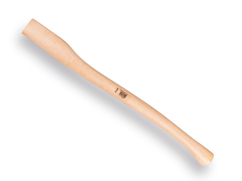 [431420] Bijlsteel ATLAS HICKORY 75 cm gebogen, kopmaat 62 x 28 mm