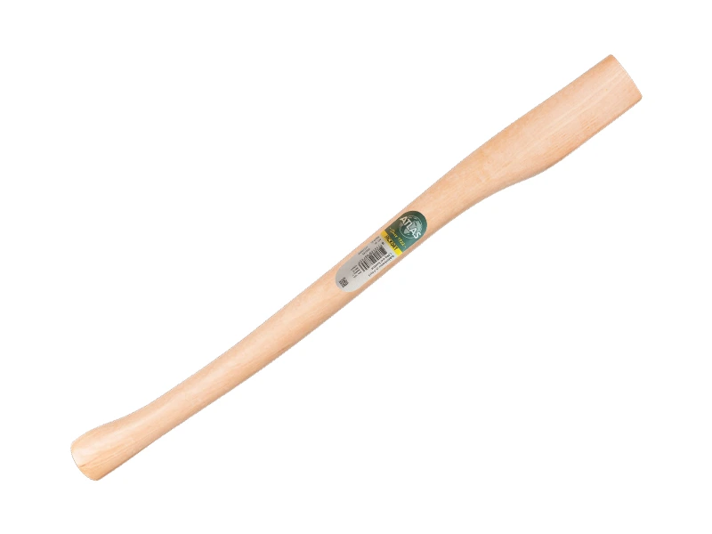 Bijlsteel ATLAS HICKORY 75 cm gebogen, kopmaat 62 x 28 mm