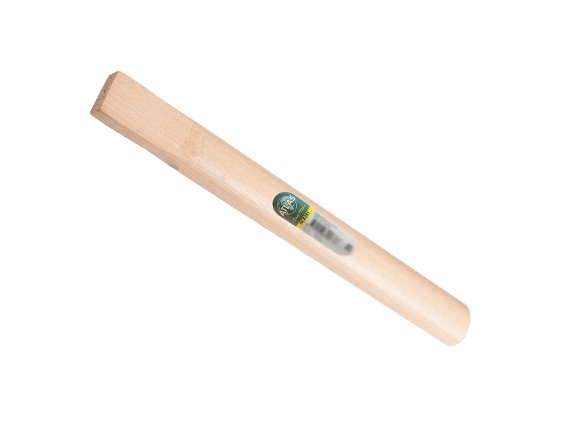 Rubberhamersteel ATLAS HICKORY 36 cm voor Rotterdams model zonder gat, kopmaat 30 x 15 mm