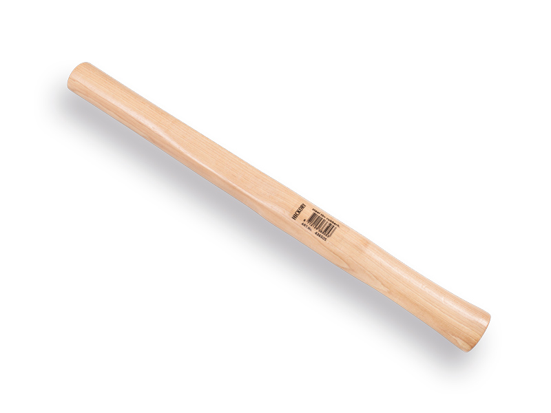 [436505] Rubberhamersteel ATLAS HICKORY 44 cm voor Rotterdams model met gat, kopmaat 32 x 11 mm 