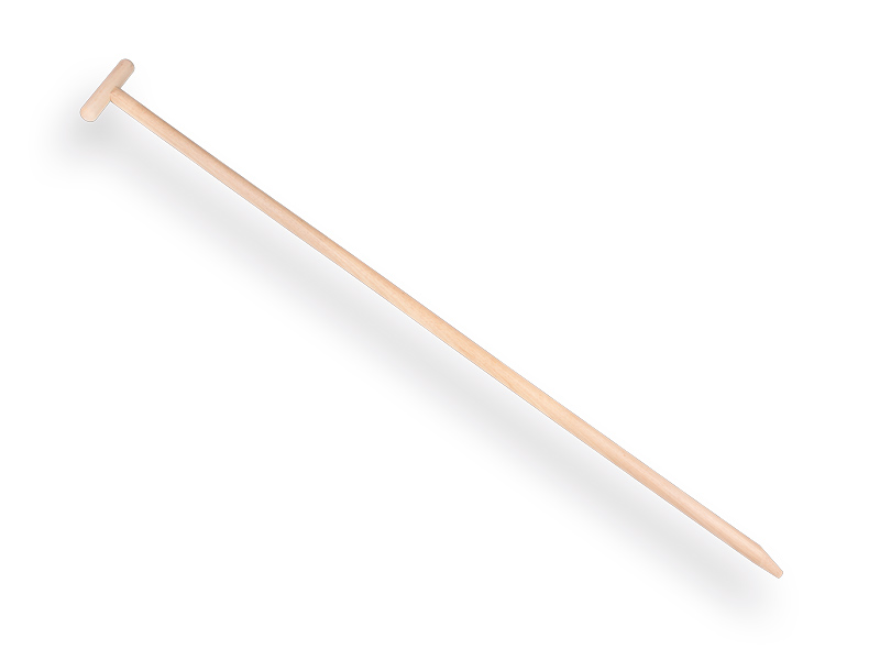[547950] Schoffelsteel ATLAS 160 x 3,2 cm, met excentrische punt en doorgestoken hilt