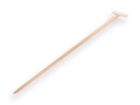 Schoffelsteel ATLAS 170 x 3,2 cm, met excentrische punt en doorgestoken hilt