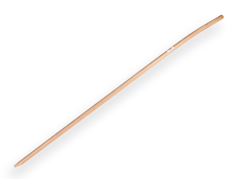 Schoffelsteel ATLAS 170 x 3 cm gebogen, met excentrische punt, zonder hilt