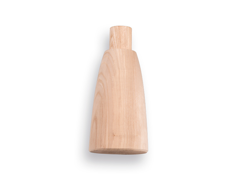 Tegelklopper hout los, diameter 10 cm, kopmaat 37 mm