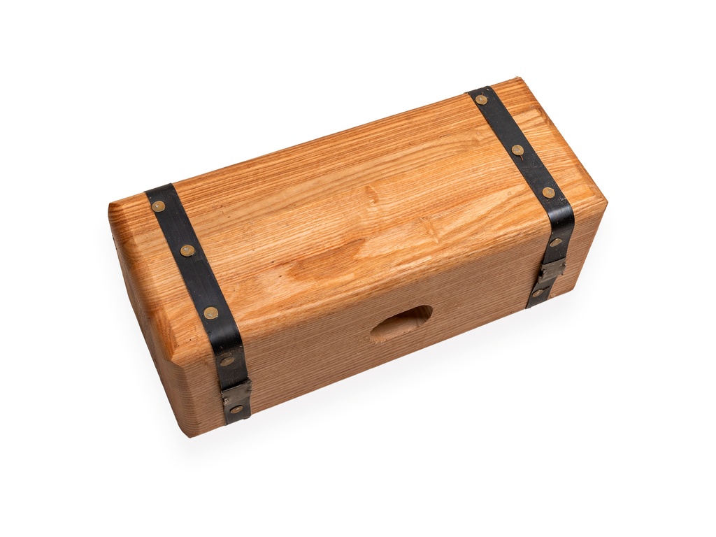 [650714] Sleg - Paalhamer ATLAS recht, gelamineerd Essenhout, met ovaal gat, zonder steel, FSC 100%