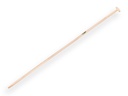 Kloetstok ATLAS 300 x 3,5 cm gepunt, met doorgestoken hilt