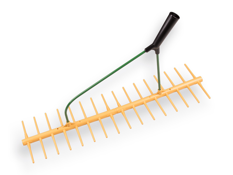[656020] Polyhark - Hooihark JOST schuin 16 tands 64 cm, dubbel model, zonder steel