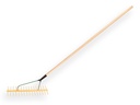 Polyhark - Hooihark JOST schuin 16 tands 64 cm, dubbel model, met ATLAS steel 160 x 2,8 cm
