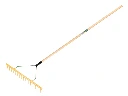 Polyhark - Hooihark JOST recht 16 tands 65 cm, met egaliseerstrip en ATLAS steel 160 x 2,8 cm