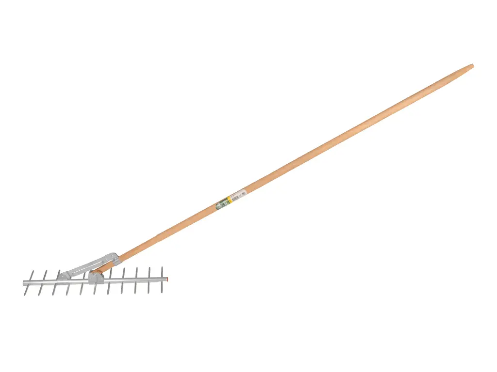 [656035] Hooihark OFFNER aluminium 11 tands, met ATLAS steel 160 x 2,8 cm