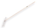 Grashark OFFNER aluminium 19 tands 60 cm, verstelbaar, met IKAPE steel 200 x 2,8 cm. FSC 100%