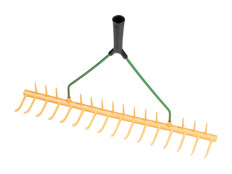 [656085] Polyhark - Grashark JOST 64 cm, 16 gebogen en 12 haakse tanden, zonder steel