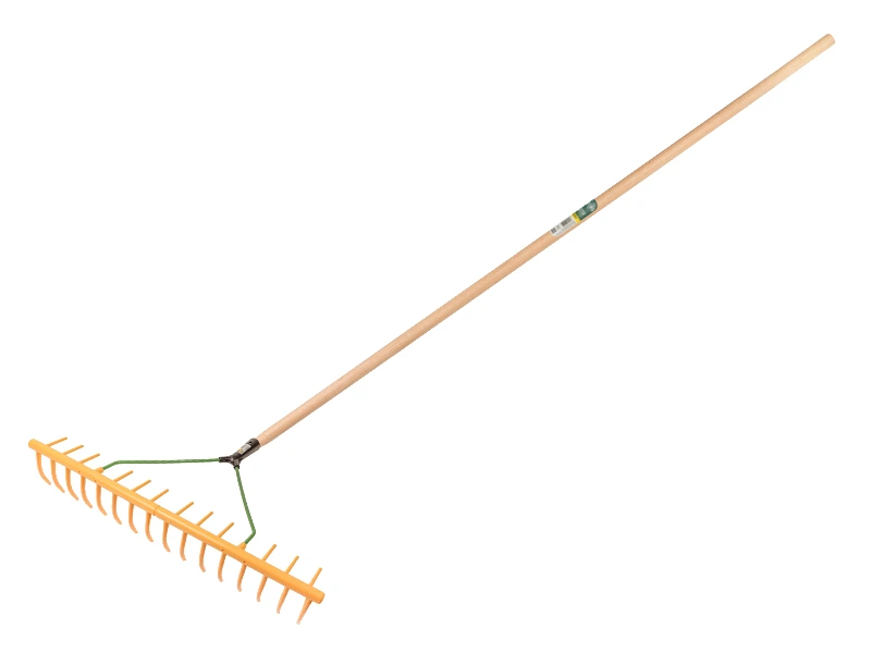 Polyhark - Grashark JOST 64 cm, 16 gebogen en 12 haakse tanden, met ATLAS steel 160 x 2,8 cm