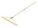 Polyhark - Grashark JOST 94 cm, 48 gebogen en 24 haakse tanden, met ATLAS steel 160 x 2,8 cm