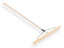 Polyhark - Hooihark JOST recht 24 tands 94 cm, met egaliseerstrip en ATLAS steel 160 x 2,8 cm