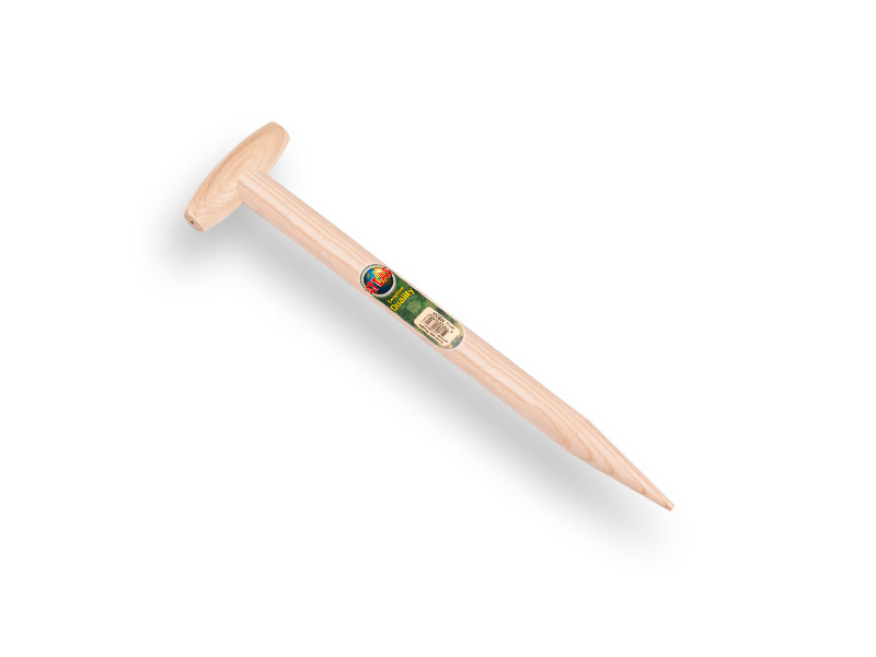 Pootstokje ATLAS 50 cm met punt en doorgestoken hilt