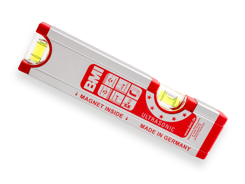 [692020M] Waterpas BMI Ultrasonic 20 cm met magneet