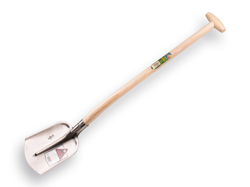 Steekbats RUHR BRILLANT 1/4 000 gepolijst, met ATLAS Blijhamsteel 90 cm sterk gebogen