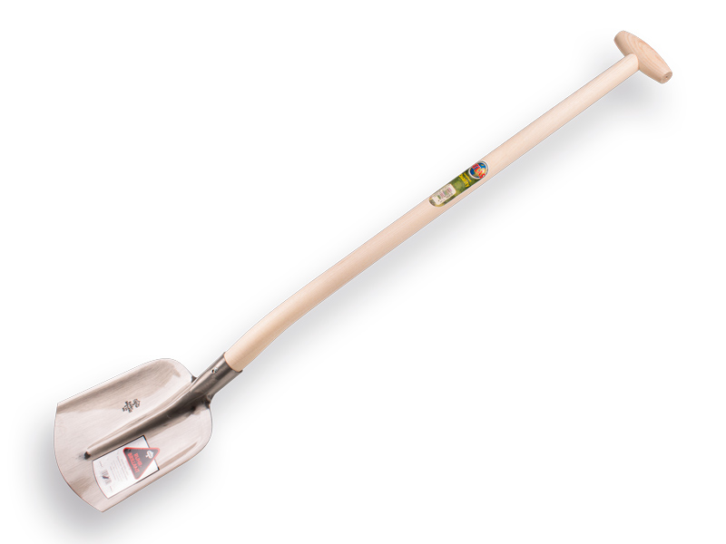 [700210] Steekbats RUHR BRILLANT 1/4 000 gepolijst, met ATLAS Blijhamsteel 95 cm sterk gebogen