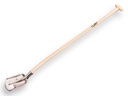 Steekbats RUHR BRILLANT 1/4 000, extra gehard en gepolijst, met ATLAS schopsteel 130 cm gebogen