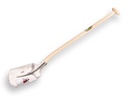 Schepbats RUHR BRILLANT 1/2 0, gehard en gepolijst, met ATLAS Blijhamsteel 95 cm sterk gebogen