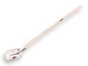 Schepbats RUHR BRILLANT 1/2 0, extra gehard en gepolijst, met ATLAS batsesteel 130 cm gebogen, FSC 100%
