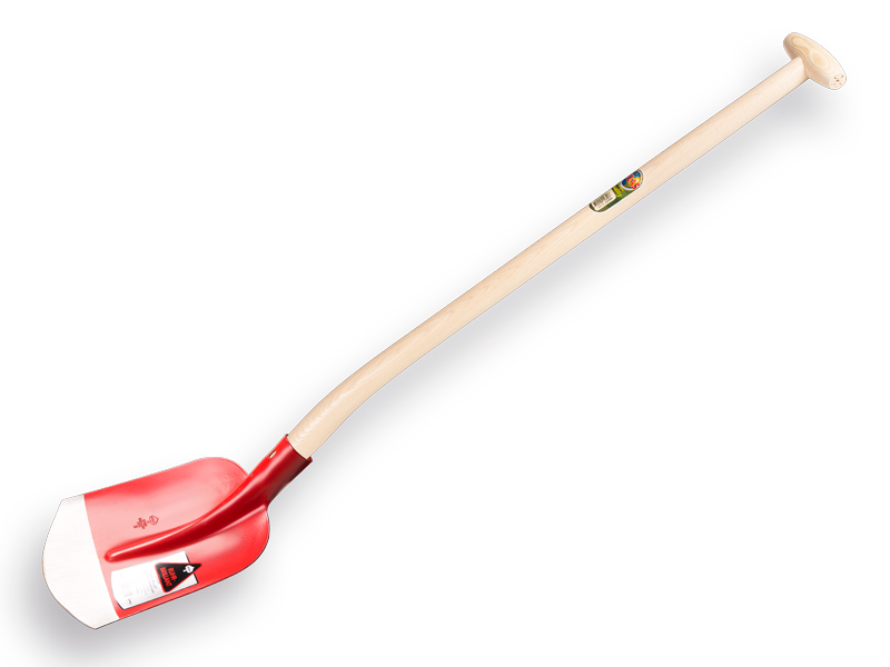 Schepbats RUHR BRILLANT 1/2 0 rood, extra gehard, met ATLAS Blijhamsteel 95 cm sterk gebogen
