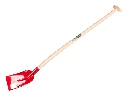 Betonschop RUHR BRILLANT 3/4 0 rood, gehard met ATLAS schopsteel 110 cm, FSC 100%