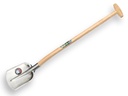 Steekbats ATLAS DIAMANT recht 000, met ATLAS Blijhamsteel 100 cm licht gebogen
