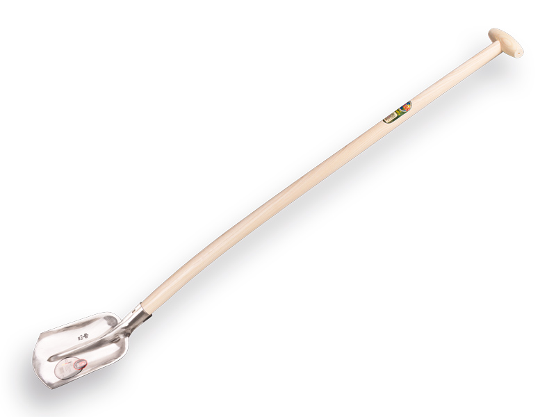 [705208] Steekbats ABC 1/4 000, gehard en gepolijst, met ATLAS schopsteel 120 cm gebogen, FSC 100%