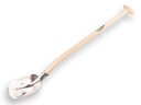 Schepbats ABC 1/2 00, gehard en gepolijst, met ATLAS Blijhamsteel 90 cm sterk gebogen