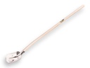 Schepbats ABC 1/2 00, gehard en gepolijst, met ATLAS batsesteel 130 cm gebogen, FSC 100%