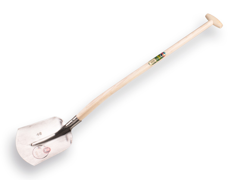 Schepbats ABC 1/2 0, gehard en gepolijst, met ATLAS Blijhamsteel 100 cm sterk gebogen