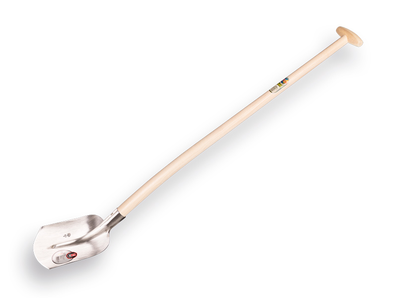[705245] Schepbats ABC 1/2 0, gehard en gepolijst, met ATLAS schopsteel 110 cm gebogen, FSC 100%