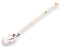 Schepbats ABC 1/2 00, gehard en gepolijst, met ATLAS schopsteel 110 cm gebogen