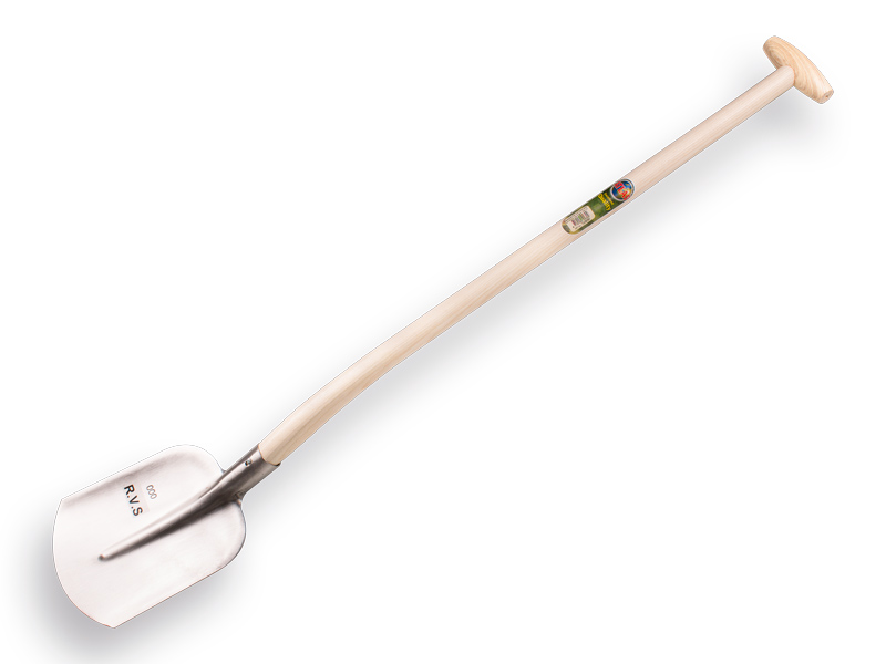 [710030] Steekbats ATLAS DIAMANT RVS 1/4 000, met ATLAS Blijhamsteel 100 cm sterk gebogen