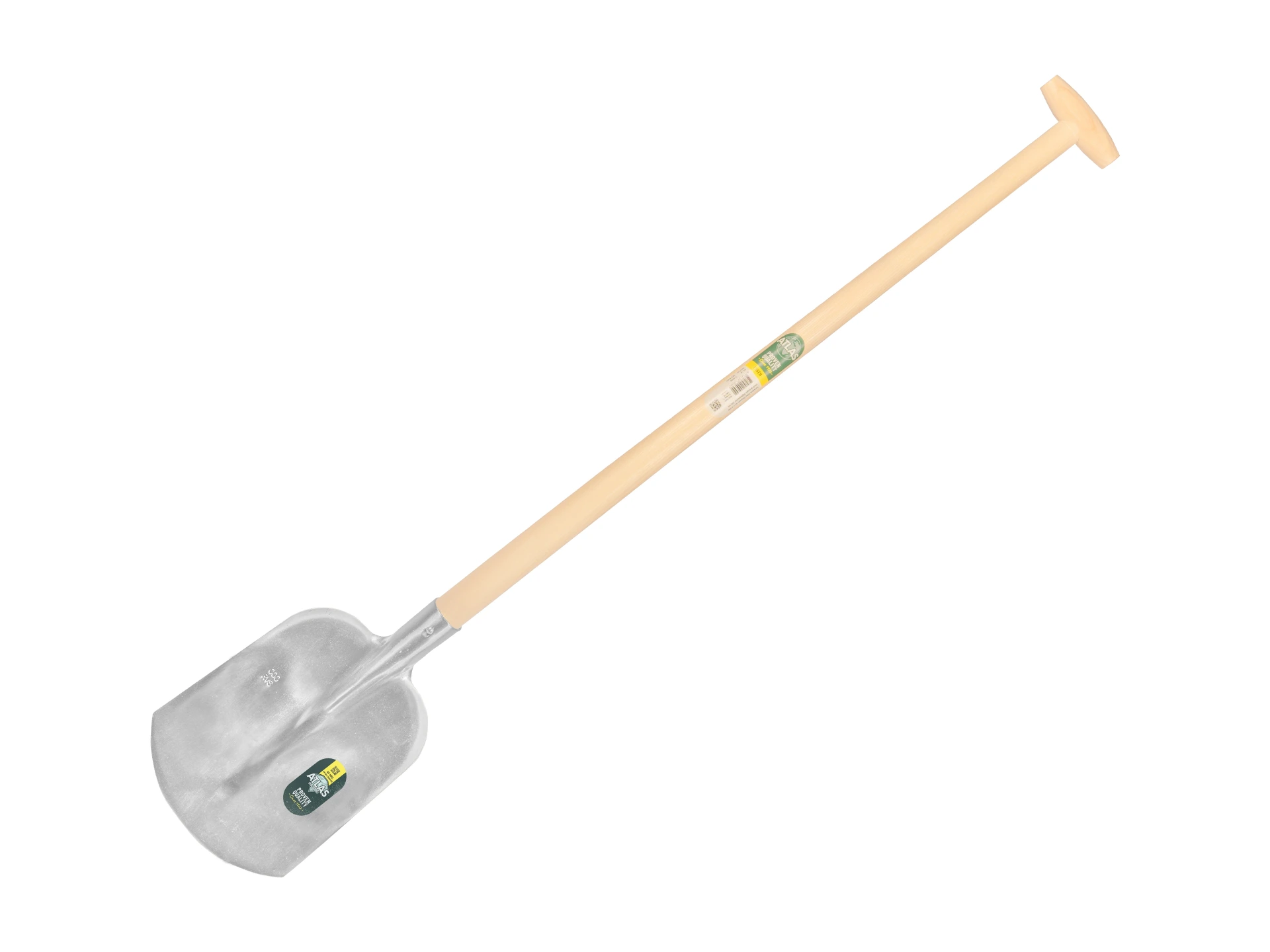 Steekbats ATLAS DIAMANT RVS 1/4 000, met ATLAS Blijhamsteel 100 cm sterk gebogen