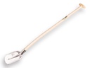 Steekbats ATLAS DIAMANT RVS 1/4 000, met ATLAS schopsteel 110 cm gebogen, FSC 100%