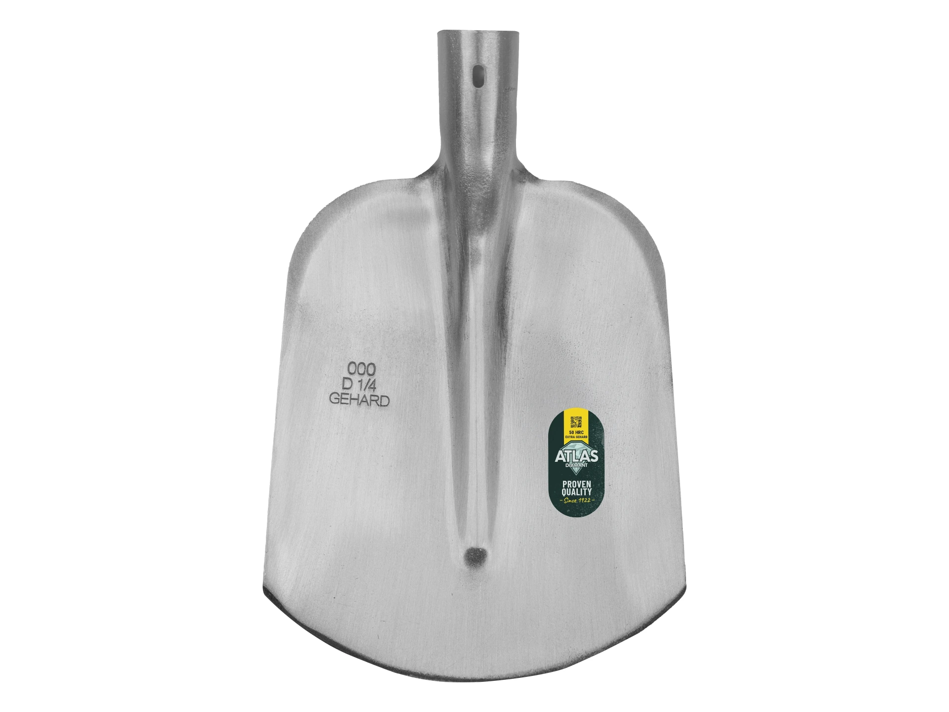 [735400] Steekbats ATLAS DIAMANT 1/4 000 gehard, blank gepolijst, zonder steel