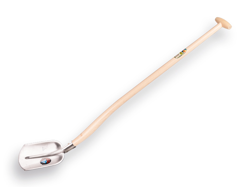 [735445] Steekbats ATLAS DIAMANT 1/4 00 gehard, gepolijst, met ATLAS Blijhamsteel 110 cm extra dubbel gebogen