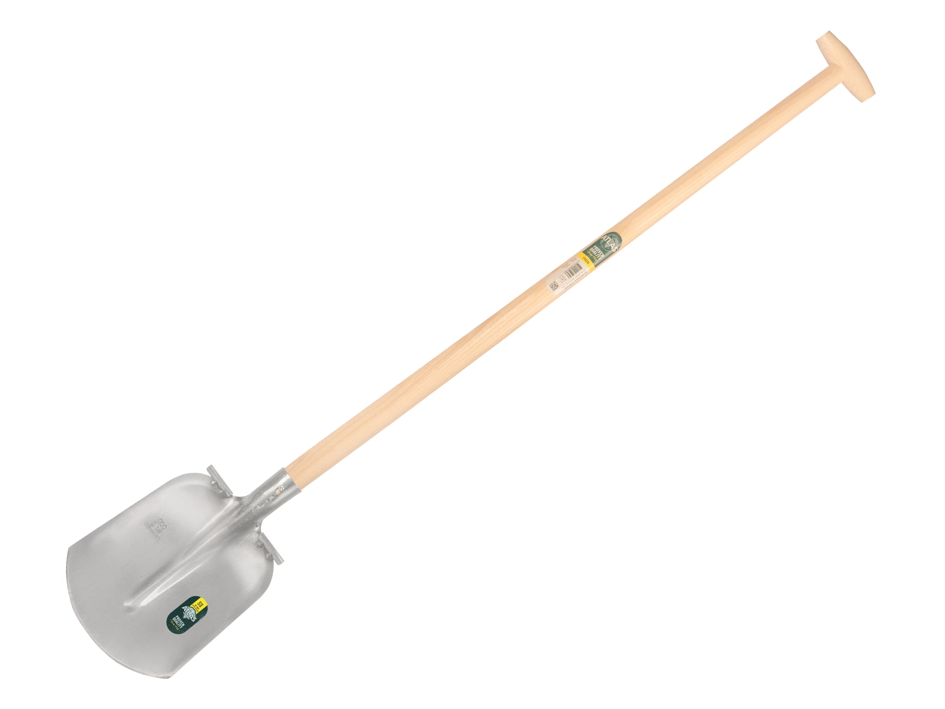 Steekbats ATLAS DIAMANT 1/4 000 gehard, gepolijst, RONDE OPSTAP, met Blijhamsteel 110 cm extra dubbel gebogen