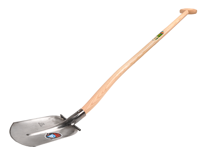 Steekbats ATLAS DIAMANT 1/4 000 gehard, gepolijst, RONDE OPSTAP, met Blijhamsteel 110 cm dubbel gebogen