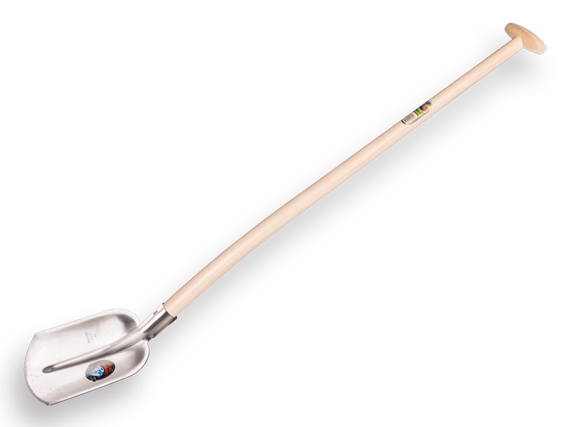 Steekbats ATLAS DIAMANT 1/4 000 gehard, gepolijst, met ATLAS schopsteel 110 cm gebogen, FSC 100%