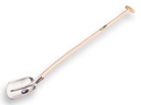Steekbats ATLAS DIAMANT 1/4 000 gehard, gepolijst, met ATLAS schopsteel 110 cm gebogen, FSC 100%