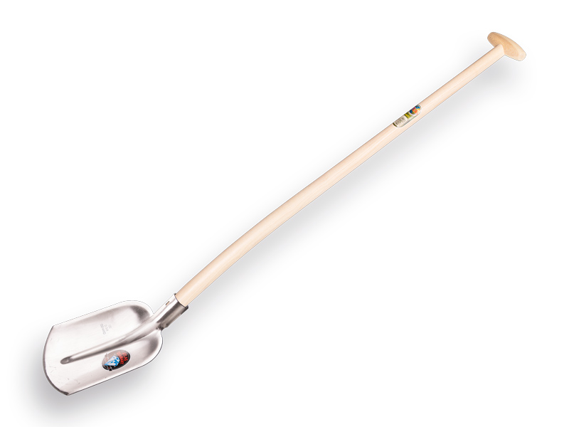 [735496] Steekbats ATLAS DIAMANT 1/4 00, gehard en gepolijst, met ATLAS schopsteel 110 cm gebogen, FSC 100%