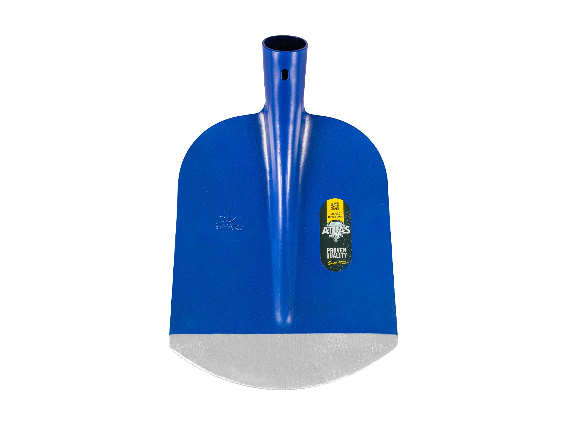 Schepbats ATLAS DIAMANT 3/4 1 blauw, gehard en gepolijst, zonder steel