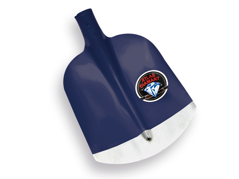 Schepbats ATLAS DIAMANT 3/4 2 blauw, gehard en gepolijst, zonder steel