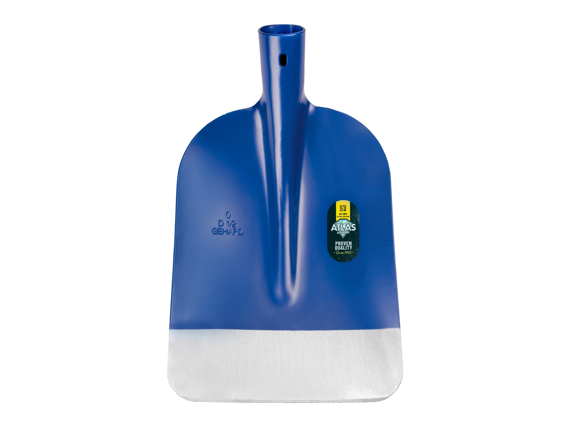 [755700] Betonschop ATLAS DIAMANT 1/2 0 blauw, gehard en gepolijst, afgerond, zonder steel