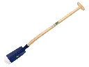 Kabelschop ATLAS DIAMANT 11,5 cm 3/4 blauw, onderkant spits, met ATLAS schopsteel 110 cm, FSC 100%