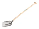 Schepbats ATLAS 3/4 0 gehard, met ATLAS schopsteel 100 cm gebogen, FSC 100%